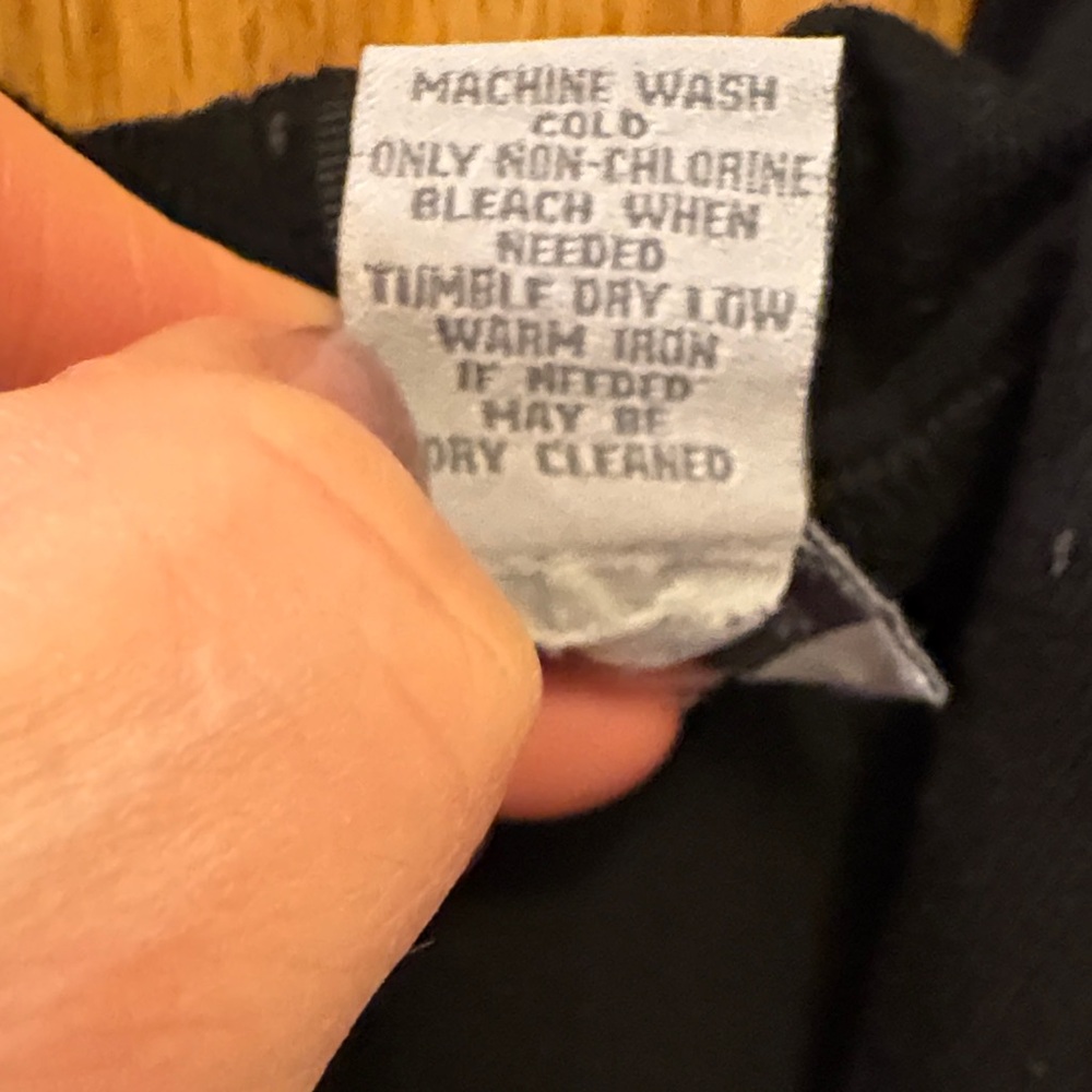 Soft Surroundings Washed Black Buttoned Duster or Dress - Picture 3 of 16